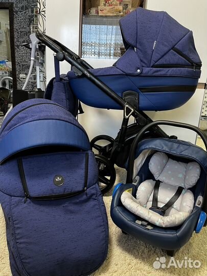 Коляска adamex 3 в 1 cortina