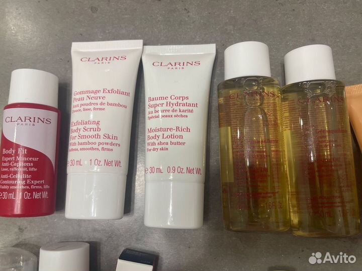 Набор косметики clarins крем тушь масло для губ