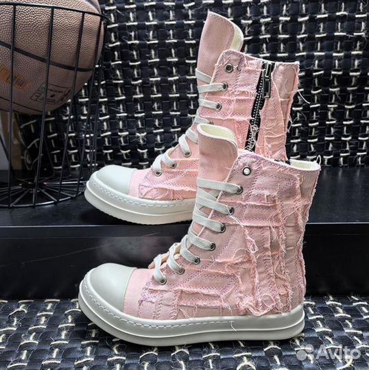 Кеды Rick Owens Ramones Slashed