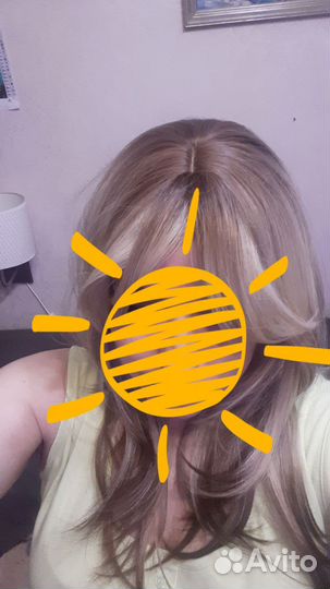 Парик искусственный из термоволокна