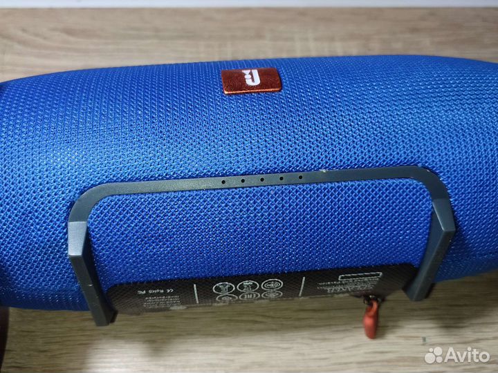 Блютуз колонка большая синяя