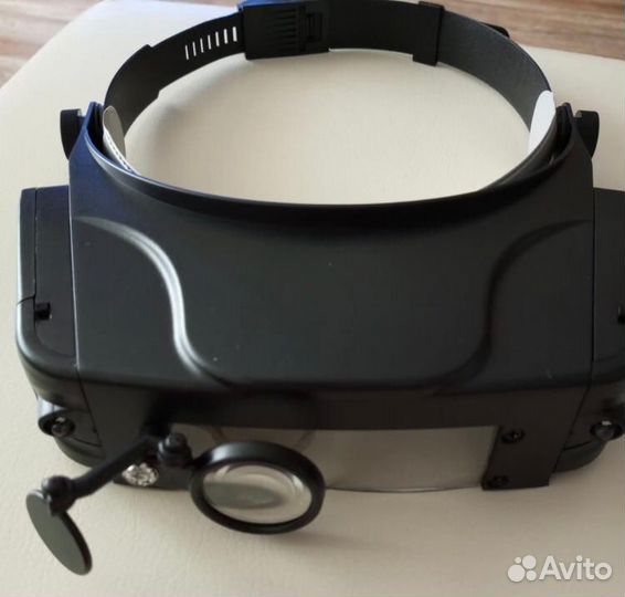 Лупа налобная с подсветкой