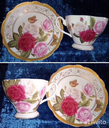 Чайная пара фарфор Англия