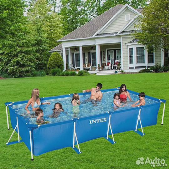 Каркасный бассейн intex 28273 450х220х84см