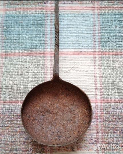 Черпак старинный кованый 55 см
