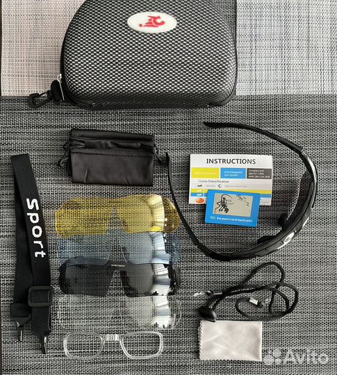 Спортивные очки со сменными линзами, новые