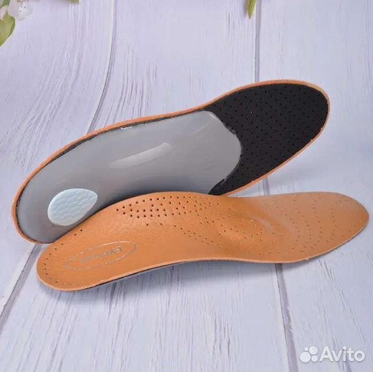 Ортопедические стельки кожаные
