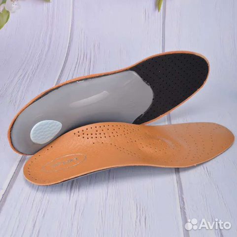 Ортопедические стельки кожаные