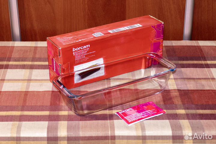 Форма для запекания стекляная 30см новая Турция