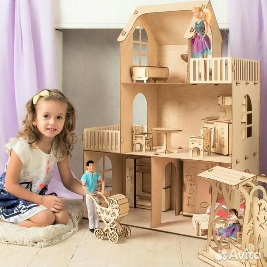 Кукольный дом, 98 см