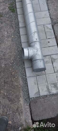 Труба оцинкованная бу 125