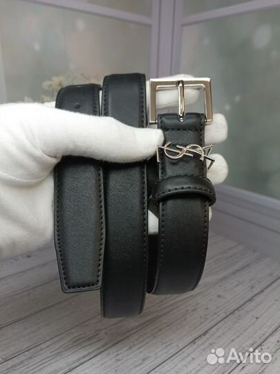 Ремень Ysl женский натуральная кожа премиум люкс