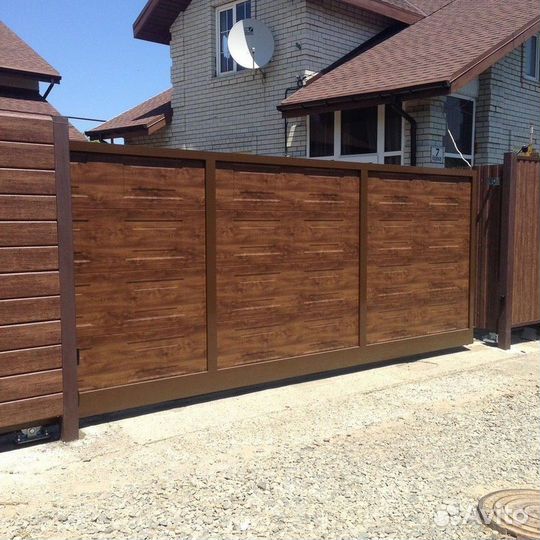Откатные ворота Alutech ProTrend