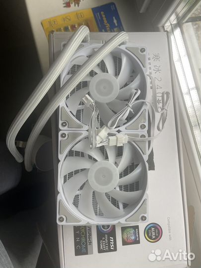 Водяное охлаждение для пк белое