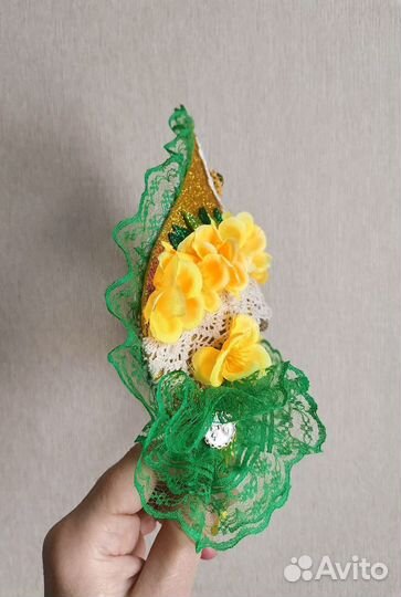 Кокошник весенний на ободке