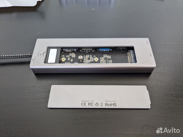 USB хаб c кардридером и слотом для SSD M2 nvme