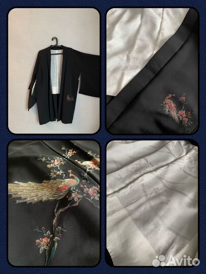 Винтажное кимоно хаори. Япония
