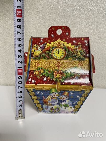 Тубус новогодний для конфет