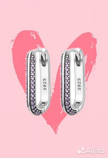 Серьги серебро 925 в подарок