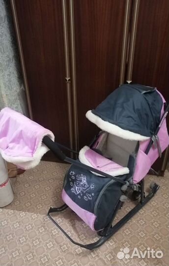 Коляска санки