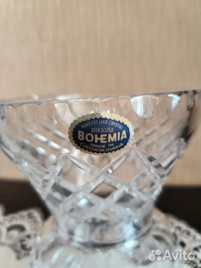 Ваза хрустальная bohemia