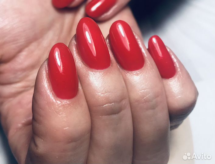 Маникюр с покрытием гель лака, педикюр SMART