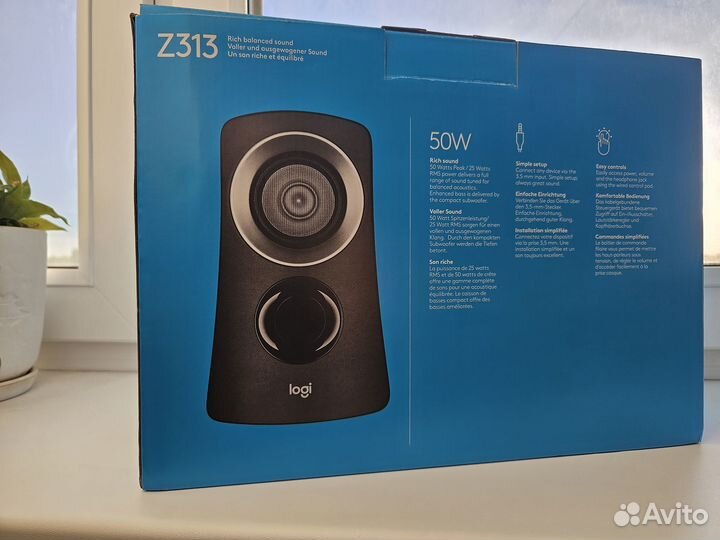 Колонки для компьютера Logitech Z-313, 2.1