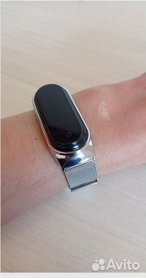 Металлический браслет для Xiaomi Mi Band 3,4,5,6,7