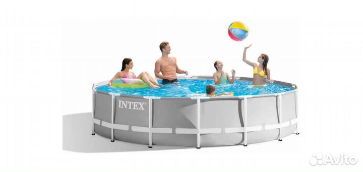 Каркасный бассейн Intex Prism Frame 366x76 см