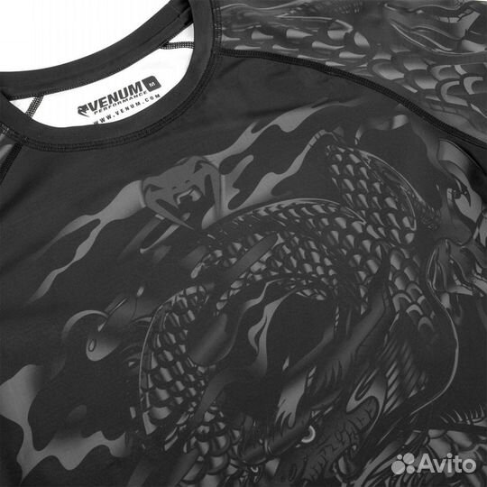 Рашгард для ребенка Venum Dragon Black