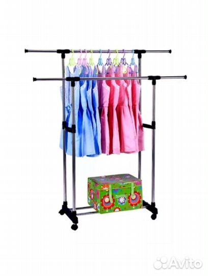 Вешалка напольная с двумя периллами