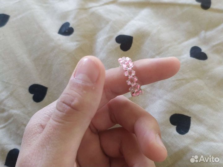 Кольцо из бисера