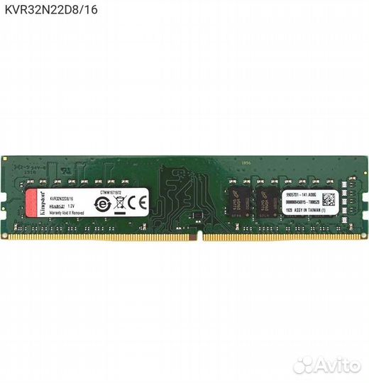 Модуль памяти Kingston valueram 16GB dimm DDR4 320