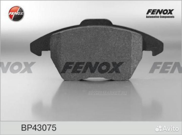 Fenox BP43075 Колодки тормозные передние прав/лев