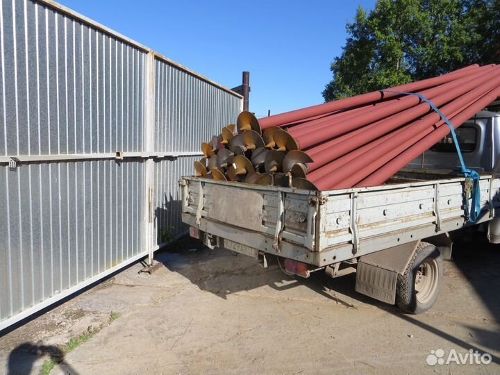 Сваи винтовые 108х3000мм