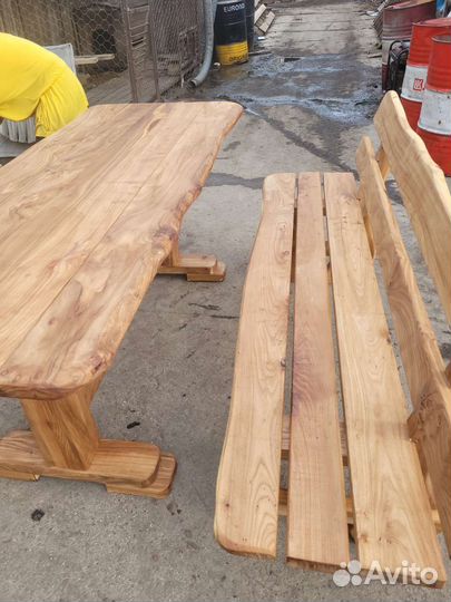 Садовая мебель из массива дерева