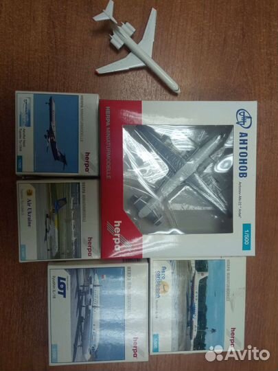 Модели самолётов Ил-76 Herpa, масштаб 1/500