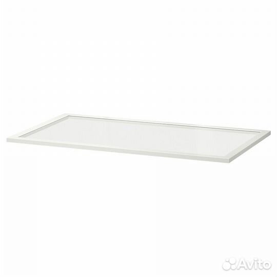 Полка стеклянная белая IKEA комплимент (шкаф пакс)