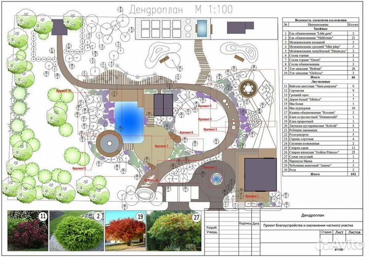 Готовый дизайн проект 22 сотки земельного участка