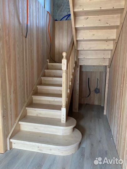 Долговечные деревянные лестницы на 2этаж дома