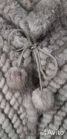 Кардиган с мехом норки