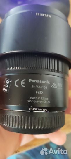 Объектив panasonic lumix 45-150 4:0-5:6