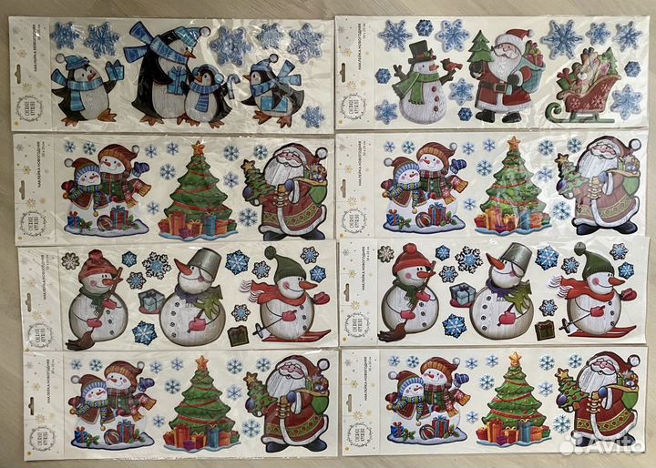 Наклейки на Новый год