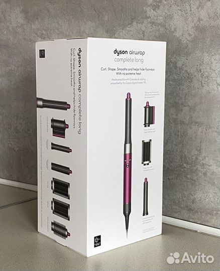 Стайлер Dyson airwrap complete long hs05 фуксия