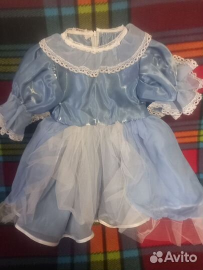 Карнавальный, новогодний костюм Мальвина 86-92