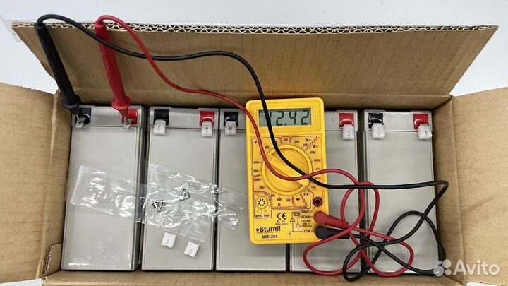 Аккумулятор АКБ 12V 9Аh для Ибп Новый Delta