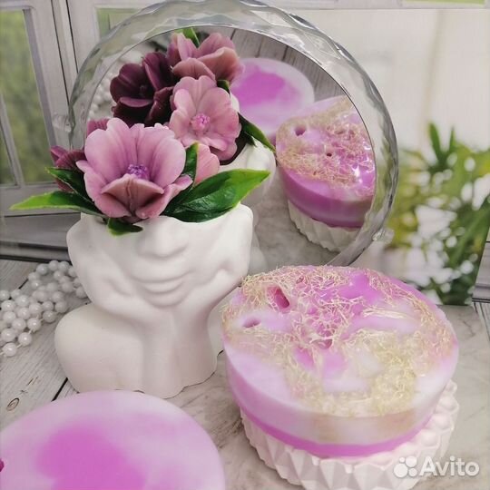 Массажное мыло с люфой