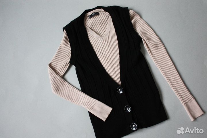 Женские жилетки безрукавки вязаные Жилет 42 44