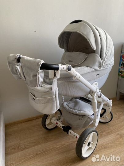 Коляска 3 в 1 adamex monte carbon