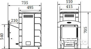 Банная печь Компакт 2017 Витра